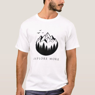 Explore More Geometric Mountain T-Shirt