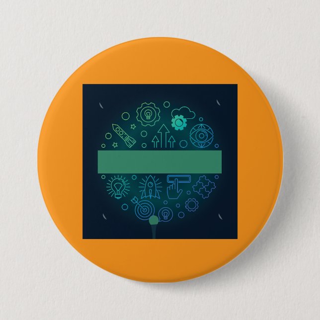 Explore More Graphic Design  3 Inch Round Button (Front)