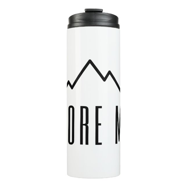 Explore More Minimalist Mountain Thermal Tumbler (Front)