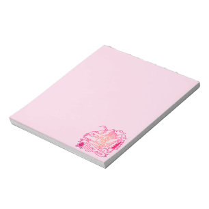 Explore More Pink Camper Van Mountain Nature Lover Notepad