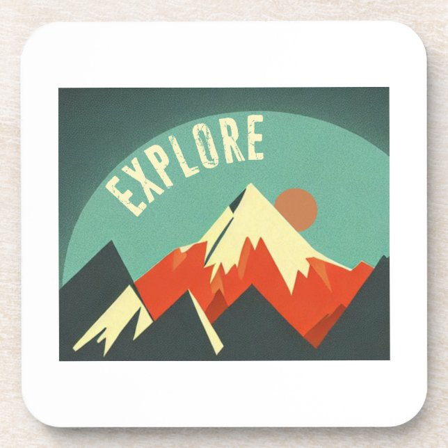 Explore Mountains Coaster (Front)
