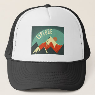 Explore Mountains Trucker Hat