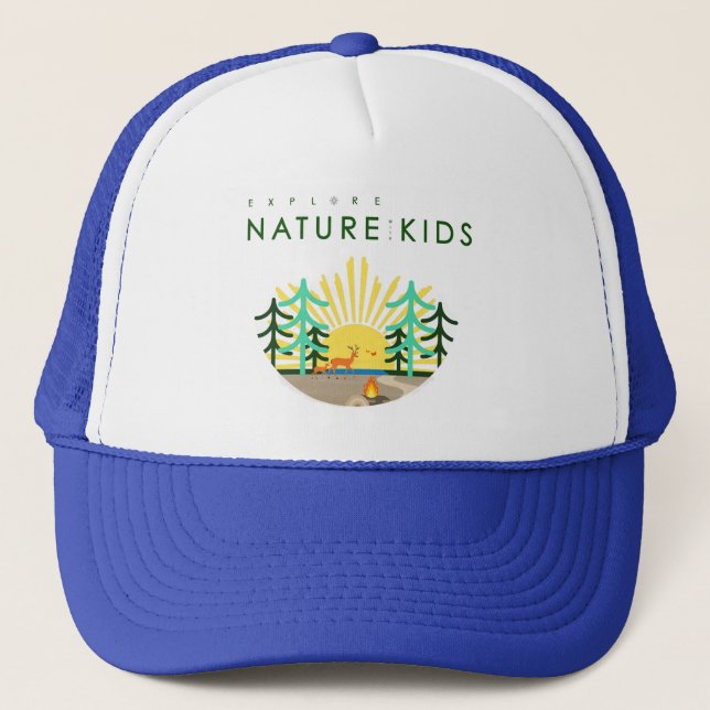 Explore Nature with Kids Trucker Hat (Front)
