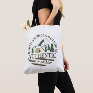 Explore north American outdoor hiking adventure Tote Bag