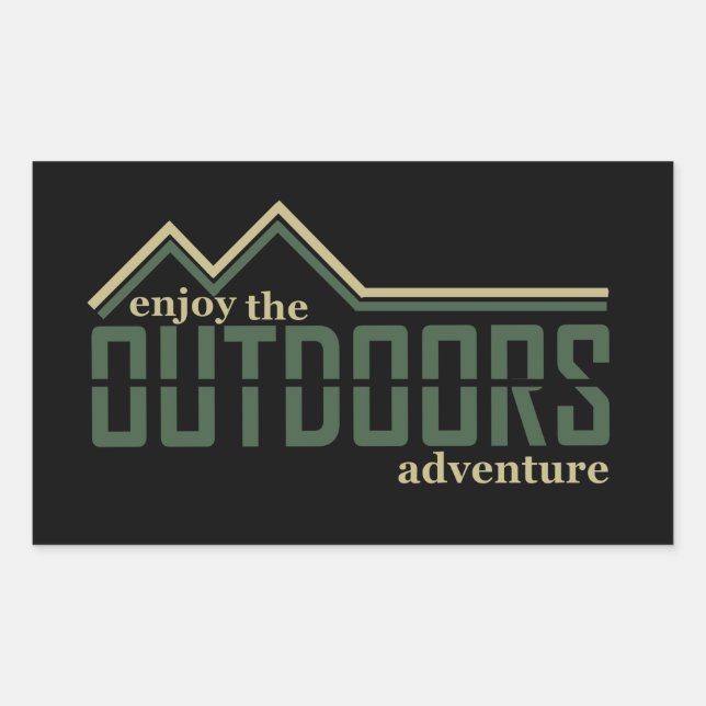 Explore outdoor hiking logo for hikers sticker (Front)