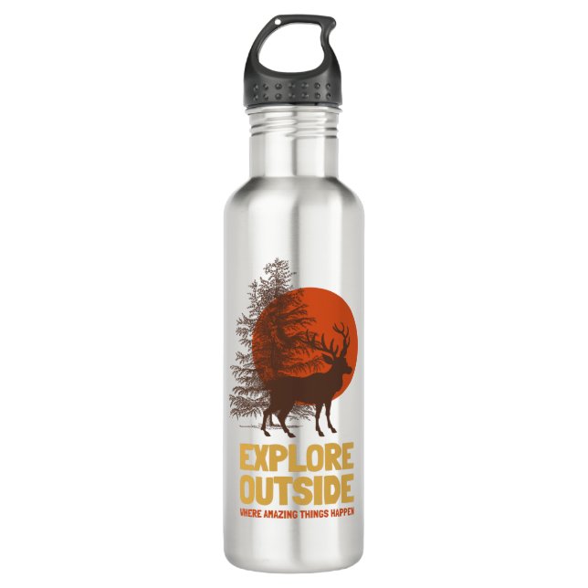 explore outside 710 ml water bottle (Front)