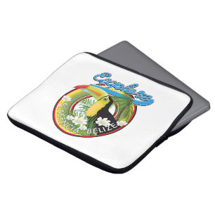 Explore Placencia Belize travel logo Canvas Print Laptop Sleeve