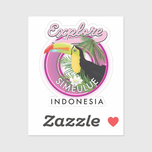 Explore Simeulue Indonesia logo. (Sheet)