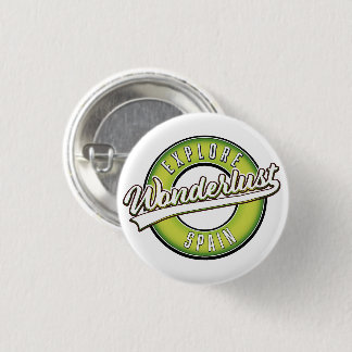 Explore Spain Wonderlust 1 Inch Round Button