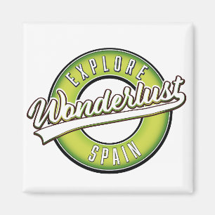 Explore Spain Wonderlust  Magnet