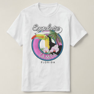 Explore Tampa Florida retro logo T-Shirt