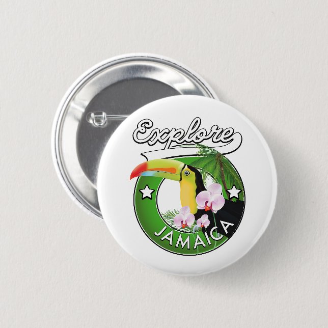 Explore the Bahamas logo Car Magnet Button (Front & Back)