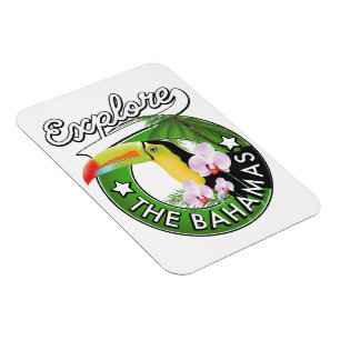 Explore the Bahamas logo Magnet