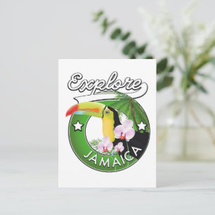 Explore the Bahamas logo Postcard