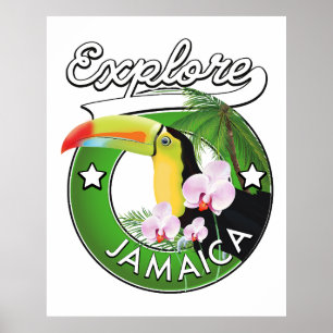 Explore the Bahamas logo Poster