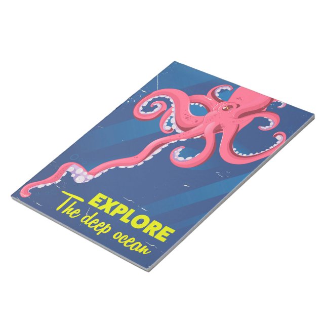 Explore the Deep Ocean Notepad (Angled)