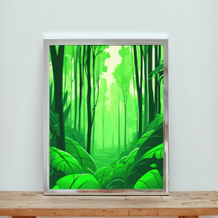 Explore the Lush Green Forest Photo Print