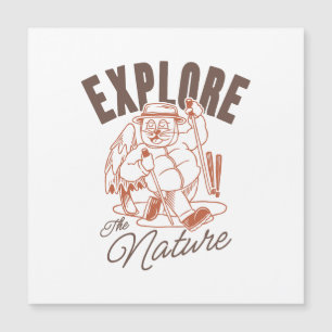 Explore The Nature – Vintage Cat Hiker