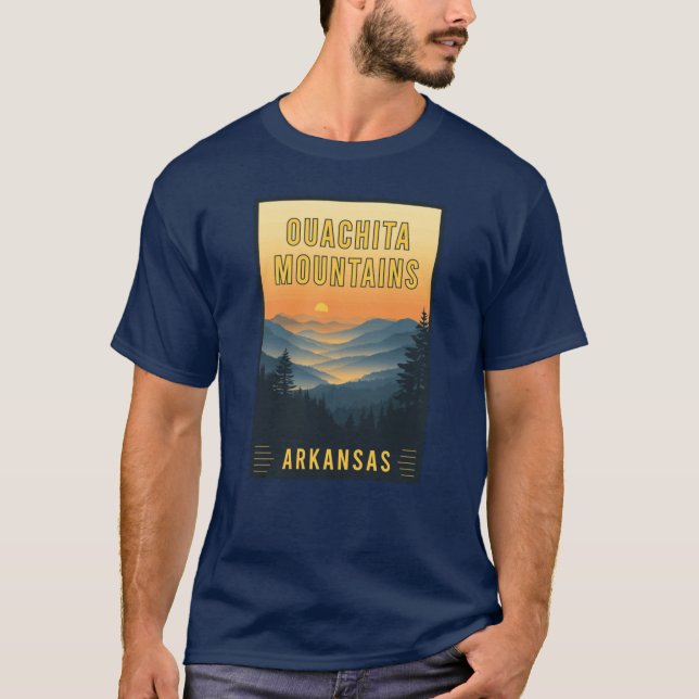 Explore the Scenic Splendour of Ouachita Mountains T-Shirt (Front)
