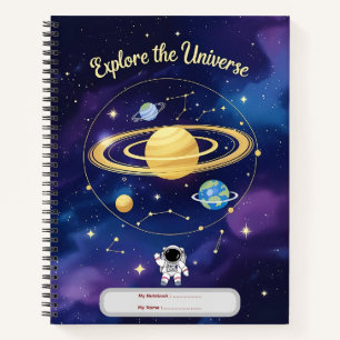 Explore the Universe – Astronomy Notebook Cover