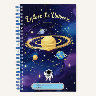 Explore the Universe – Astronomy Notebook Cover