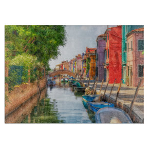 Explore the Vibrant Charm of Burano Cutting Board