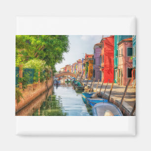 Explore the Vibrant Charm of Burano Magnet
