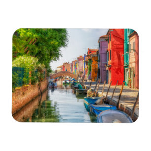 Explore the Vibrant Charm of Burano Magnet