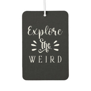 Explore the Weird Quote Typography Design Air Freshener