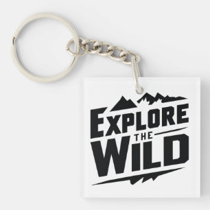 Explore the wild keychain
