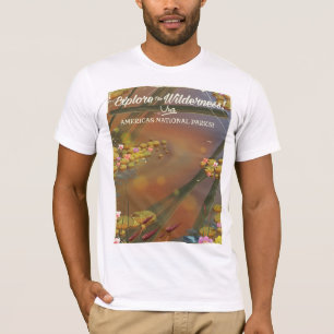 Explore the Wilderness! visit USA T-Shirt