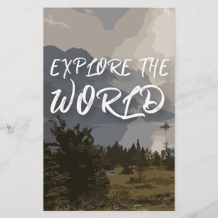 Explore the world 5.5" x 8.5" Flyer