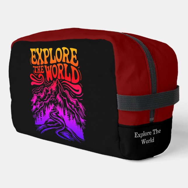 Explore the World Adventure Dopp Kit (Left Corner)