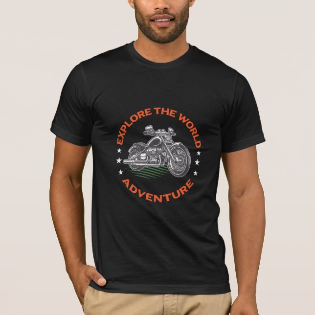 Explore the  world adventure T-Shirt (Front)