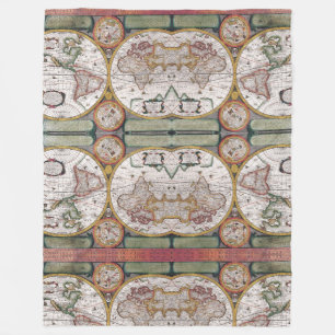 Explore the World: Cozy Map Blanket for Adventure