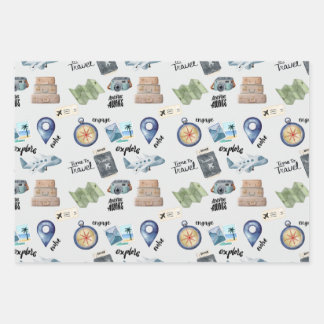 Explore the World Gift Wrap
