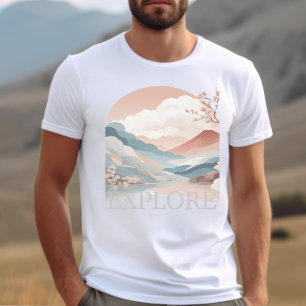 Explore Travel Adventure Landscape Graphic T-Shirt