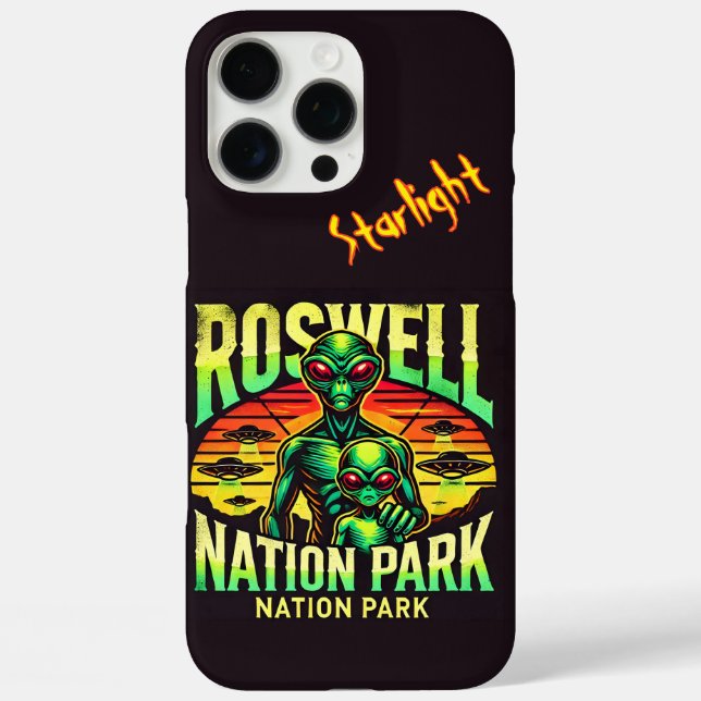 Explore UFO Lore at Roswell! Case-Mate iPhone Case (Back)