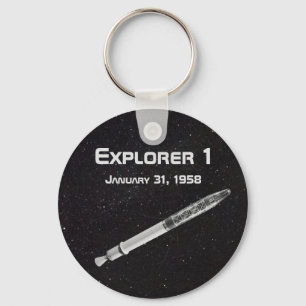Explorer 1 Satellite Keychain