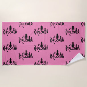 Explorer Design - Beach Towel