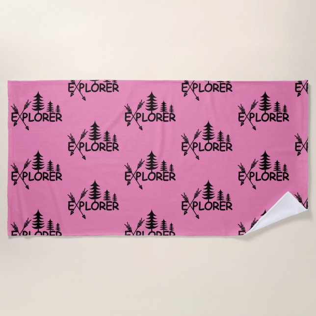 Explorer Design - Serviette de plage (Devant)