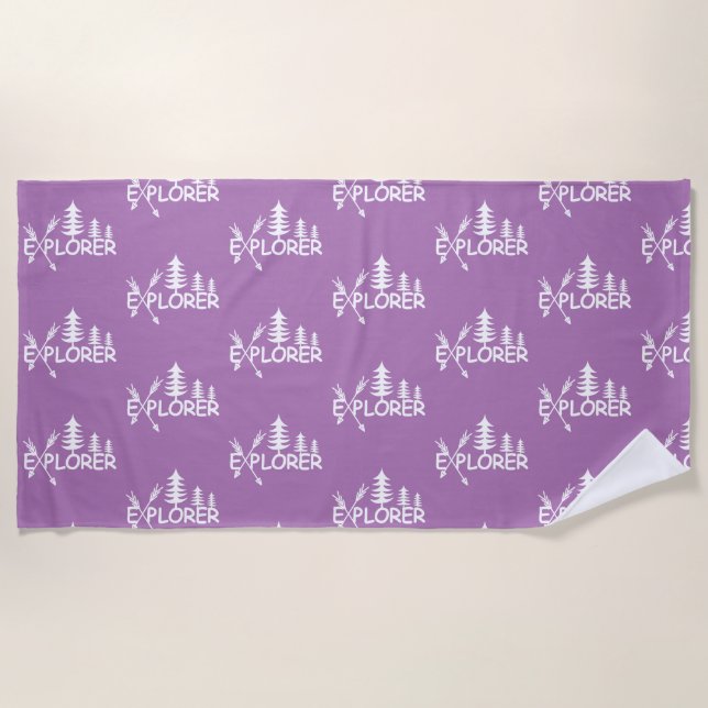 Explorer Design - Serviette de plage (Devant)