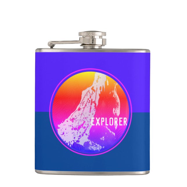 EXPLORER:  HIP FLASK (Front)