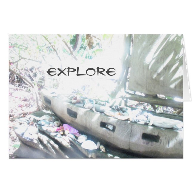 explorer la carte de voeux (Devant horizontal)