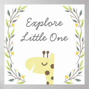 Explorer - Poster Art Décor de la crèche