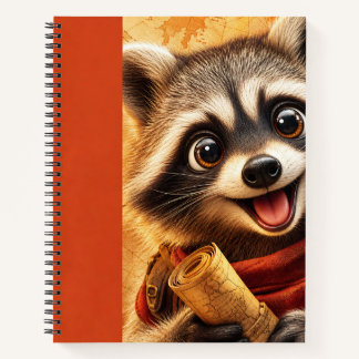 Explorer Raccoon Notebook