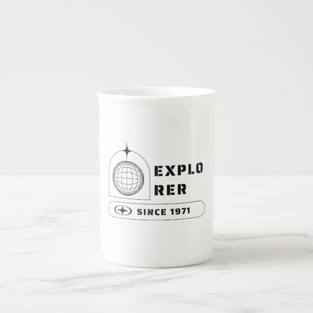 Explorer Since 1971 Bone China Mug (Front)