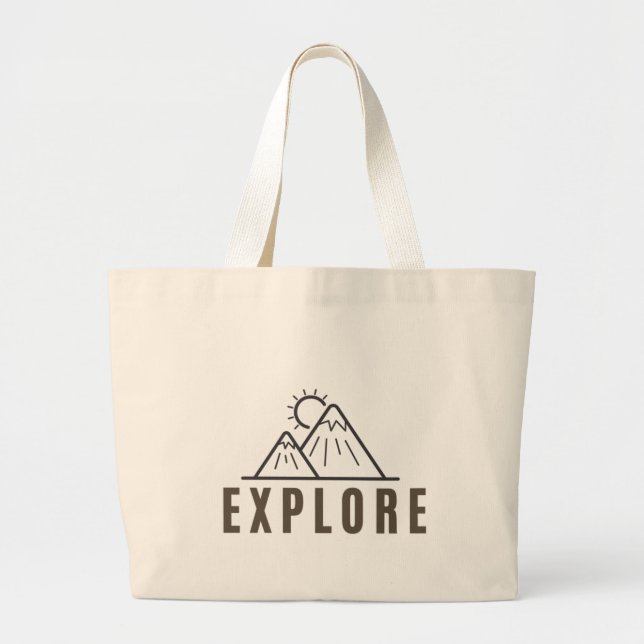EXPLORER Vacances Voyages Sac fourre-tout de fin d (Devant)