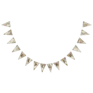 Explorer World Map Bunting Flags