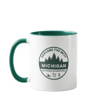 Explorez La Mug De Café Mitt, Michigan